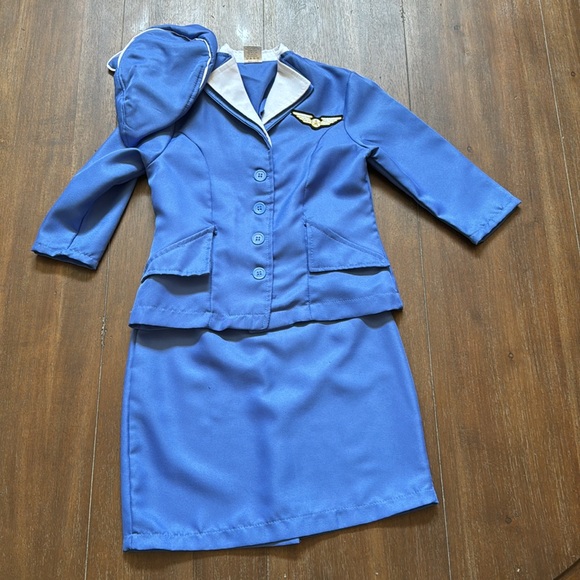 Dress America Other - Small 4-6 Pilot stewardess Pan Am Dress America Costume 50 days of school